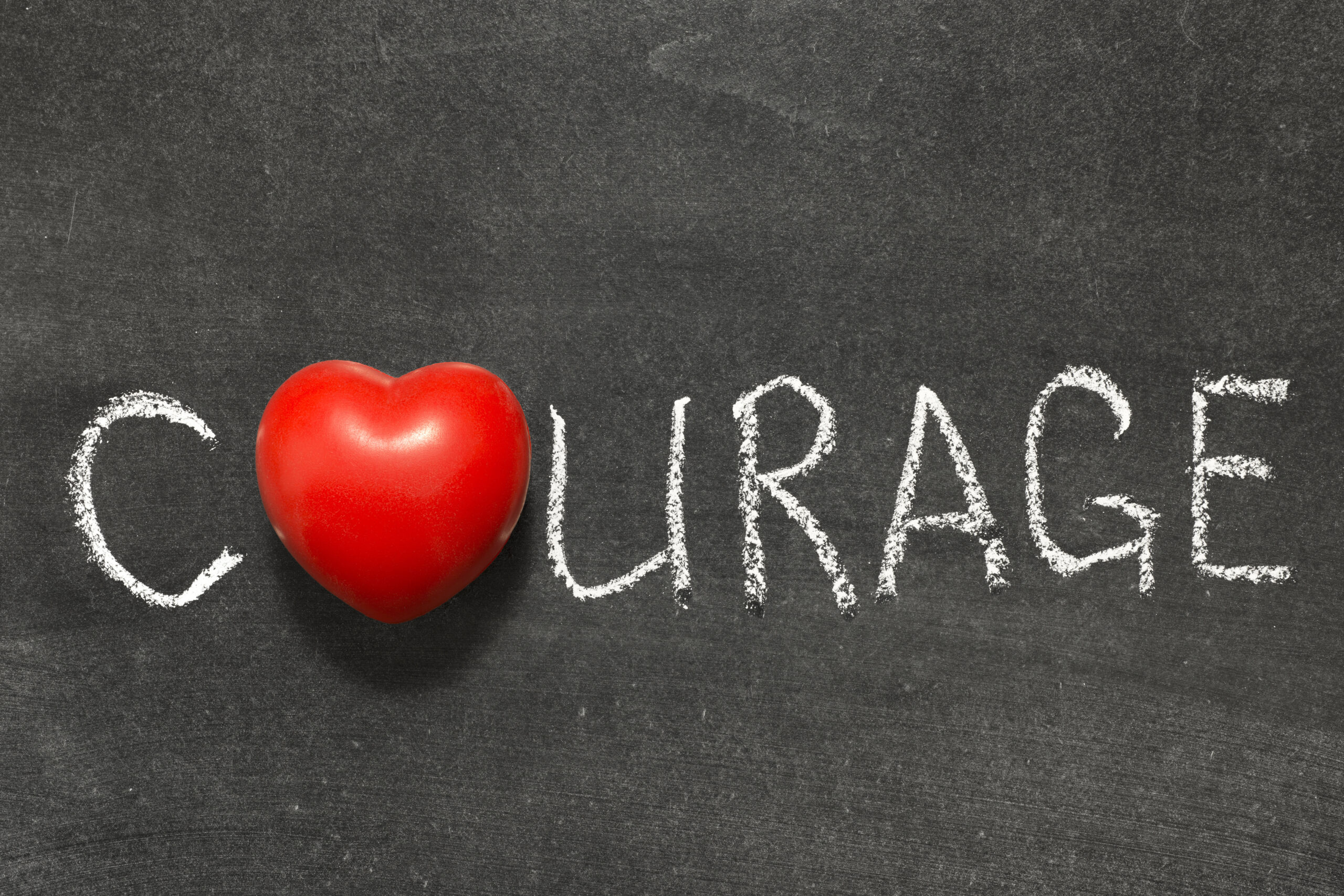 Where can we find Courage ?? - MONICA HAUGHEY